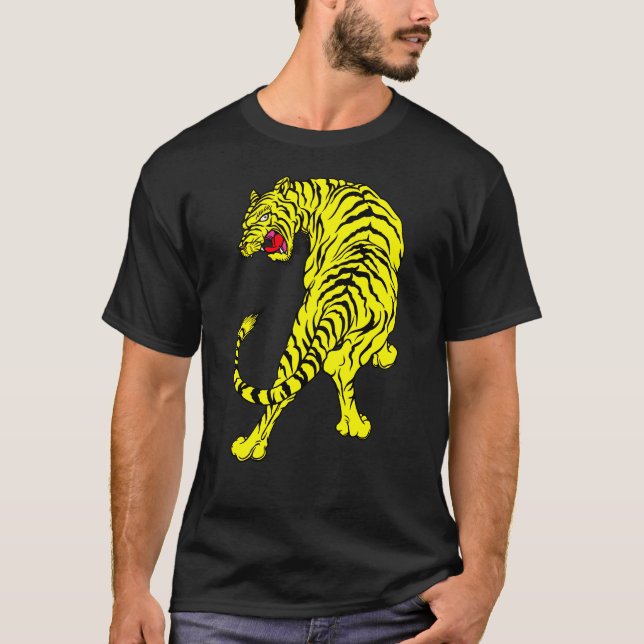 Ferocious Tiger T Shirt (Framsida)