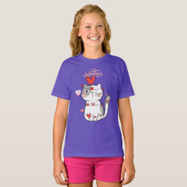 Ferr Hugs Cat Valentine Shirt T