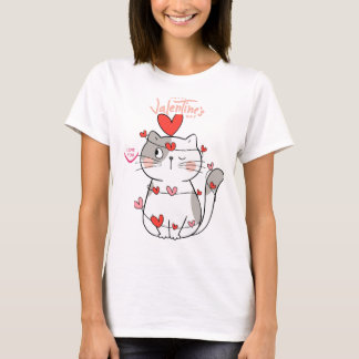 "Ferr Hugs Cat Valentine Shirt T Shirt