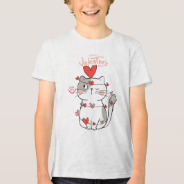 Ferr Hugs Cat Valentine Shirt T Shirt