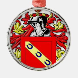 Ferrara vapensköld julgransprydnad metall