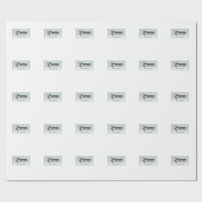 Ferrari-designad t-shirt presentpapper (Platt)