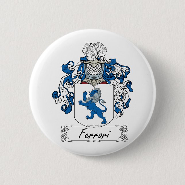Ferrari familjvapensköld knapp (Framsida)