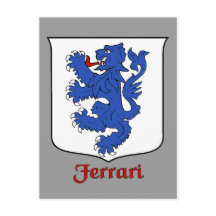 Ferrari Family Shield-vykort