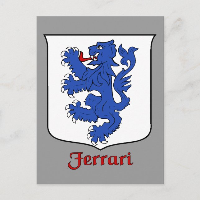 Ferrari Family Shield-vykort Vykort (Framsida)