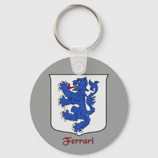 Ferrari Italiensk efternamn Historical Shield Nyckelring