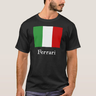Ferrari italiensk flagga t-shirt