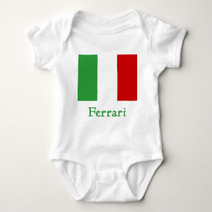Ferrari italiensk flagga tee shirt
