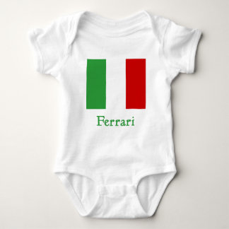 Ferrari italiensk flagga tee shirt
