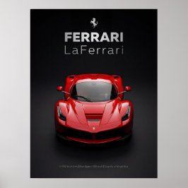 Ferrari LaFerrari Röd Hyperbil Poster