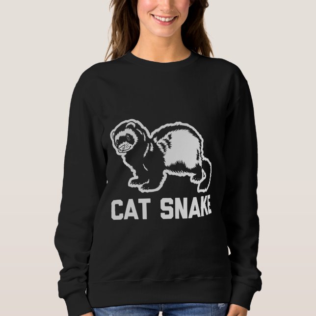 Ferre Cat Snake Say Animal T Shirt (Framsida)