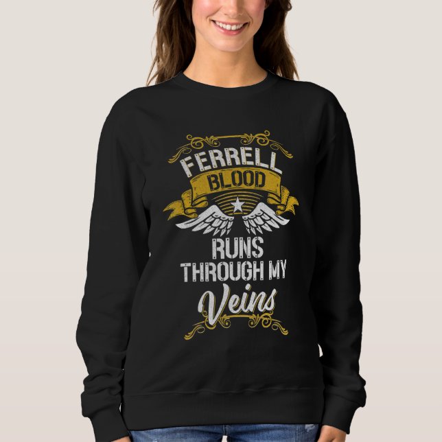 Ferrell Blood Springa genom mina Veins T Shirt (Framsida)