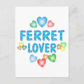 FERRET ÄLSKARE VYKORT