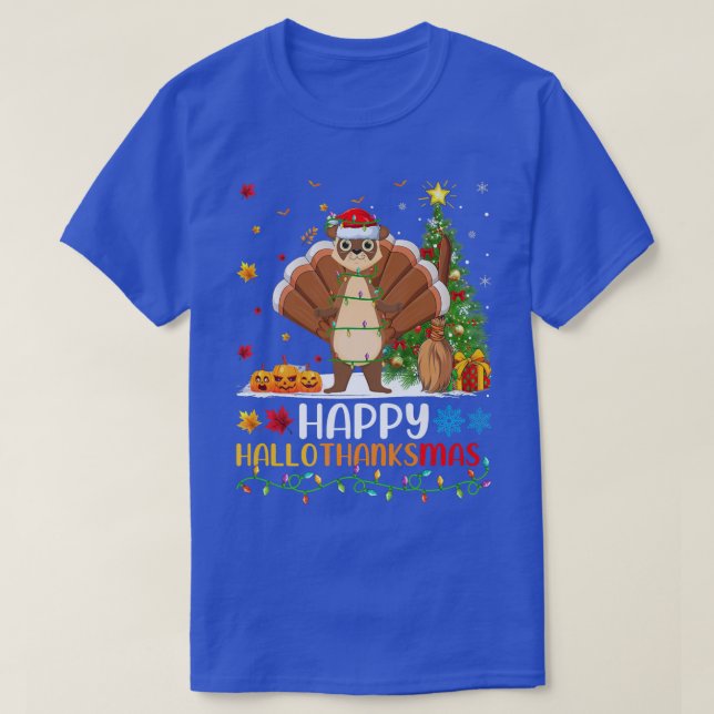 Ferret Animal Lover Funny Lycklig Ferret Hello Hel T Shirt (Design framsida)