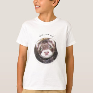 Ferret Ansikte Har Chicken? Tee