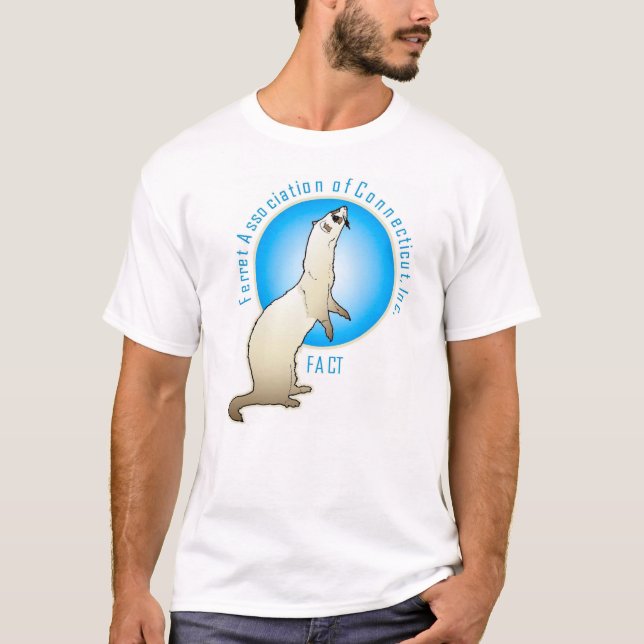 Ferret Association tshirt T Shirt (Framsida)