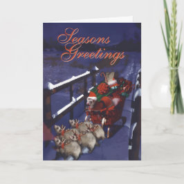 Ferret Claus på språng Kort