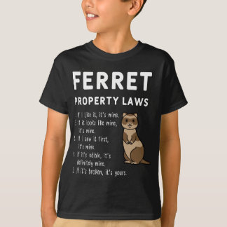 Ferret Egendom lagstiftar fem Påstående per iller T Shirt