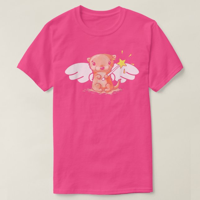 Ferret Fairy Ferrets Owner Magic Animal Lover Pole T Shirt (Design framsida)