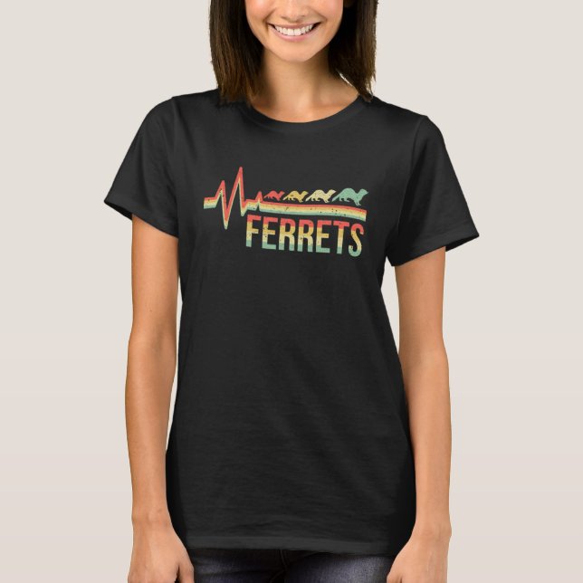 Ferret Ferrets  2 T Shirt (Framsida)