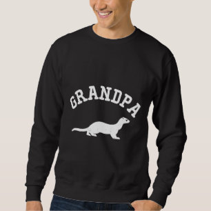 Ferret Grandpa, morfar Lång Ärmad Tröja