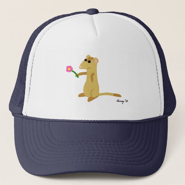 Ferret Holt A Flower Hat Truckerkeps (Framsida)