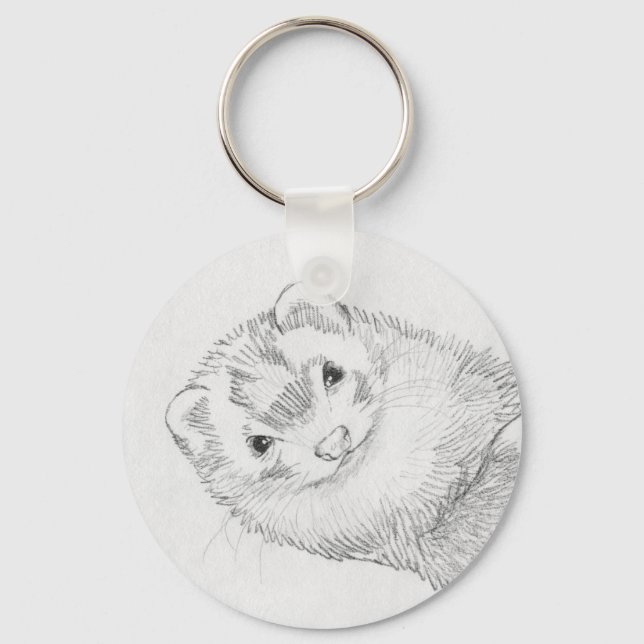 Ferret Keychain - Pandora Nyckelring (Framsida)