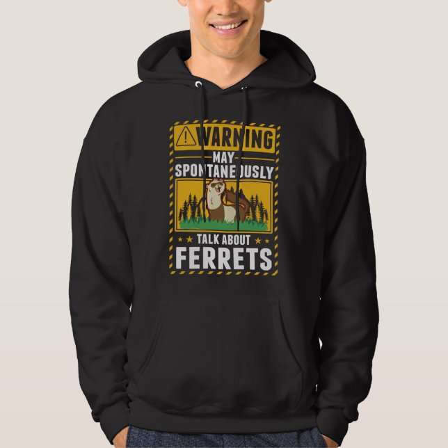 Ferret Lover Hoodie (Framsida)