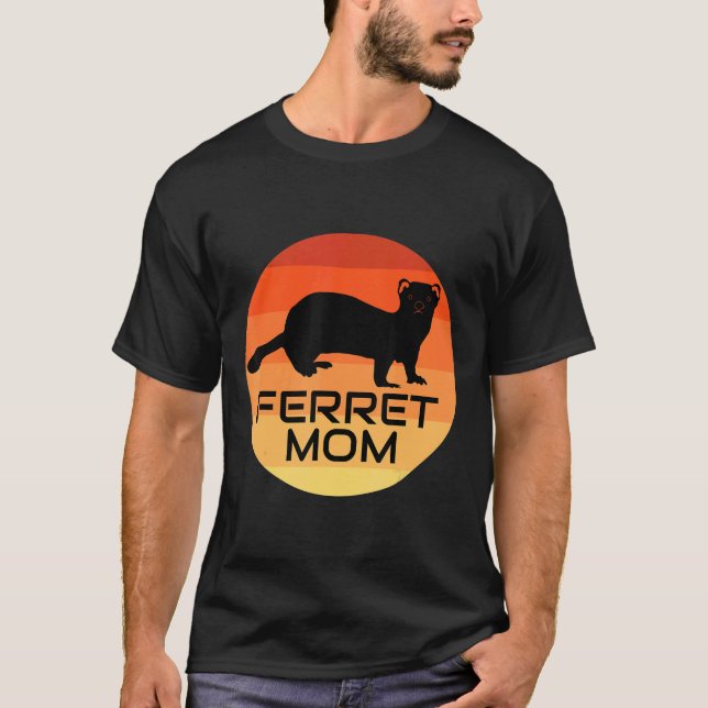 Ferret Mamma T Shirt (Framsida)