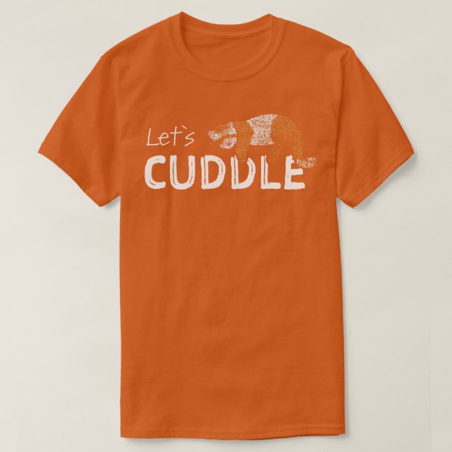 Ferret Otter Sommer Shirt Cuddle Shirt T Shirt (Design framsida)
