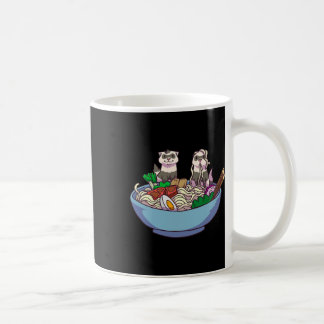 Ferret Ramen Noodles Anime Kawaii Japanska Otaku G Kaffemugg