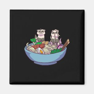 Ferret Ramen Noodles Anime Kawaii Japanska Otaku G Magnet