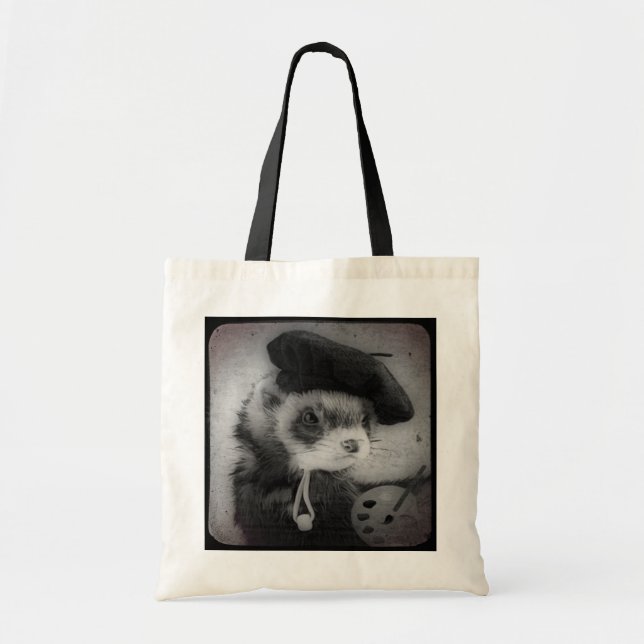 Ferret som artist tygkasse (Framsidan)