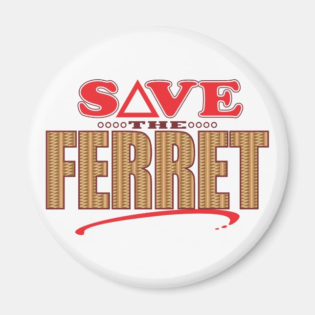 Ferret Spara Magnet (Framsidan)