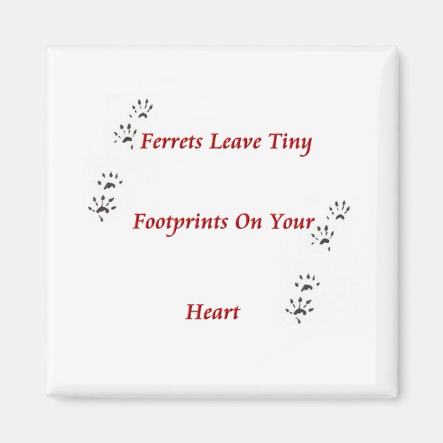 Ferret Tassavtrycks Magnet (Framsidan)