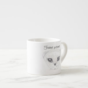Ferret Teckning Espresso Kopp Espressomugg