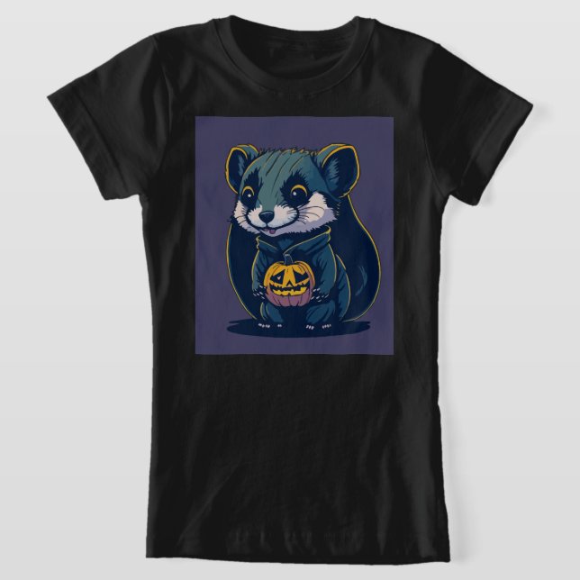 Ferret Winged Warrior T Shirt (Laydown)