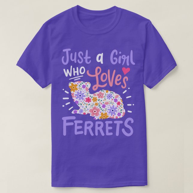 Ferrets Ferret Älskare 1 T Shirt (Design framsida)