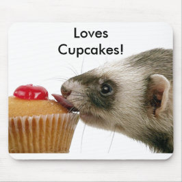 Ferrets Kärlek Muffinss Mousepad Musmatta