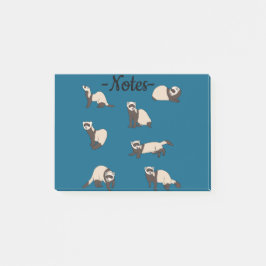 Ferrets post-it block