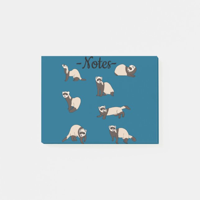 Ferrets   post-it block (Framsida)