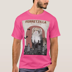Ferretzilla - Funny Ferret Monster T Shirt