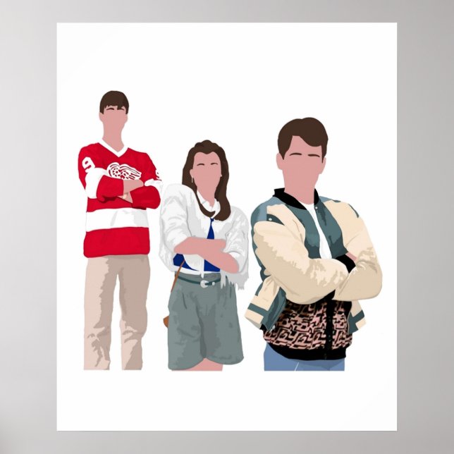 Ferris Bueller Art Poster (Framsidan)