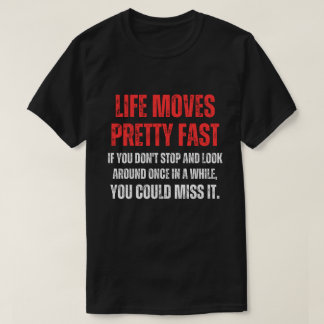 Ferris Bueller Day of Life Moves Söt Fast T Shirt