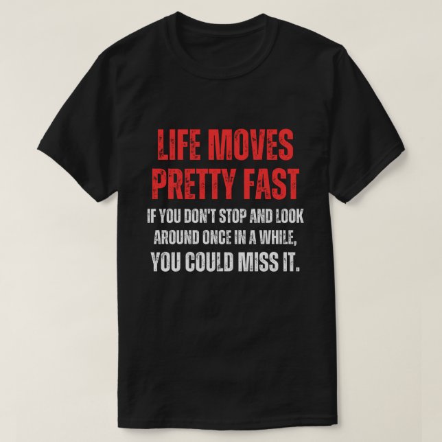 Ferris Bueller Day of Life Moves Söt Fast T Shirt (Design framsida)
