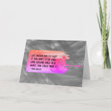 Ferris Bueller Life Moves Söt Fast Quote Blank