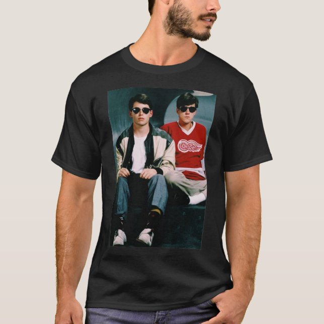 Ferris Bueller&x27;s Day Av och Cameron Classic T Shirt (Framsida)