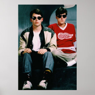 Ferris Buellers Day Av och Cameron and Print Poster