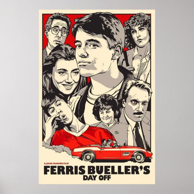 Ferris Buellers Day Av Poster (Framsidan)