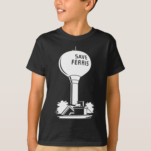 Ferris Bueller's Day Off Spara Ferris WaterTower T Shirt (Framsida)